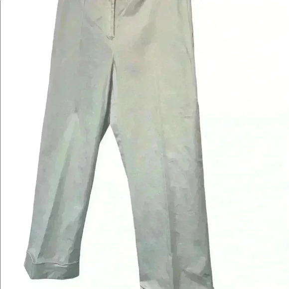 STYLE CO. WHITE LIGHT WEIGHT CAPRI PANT WITH CUFF SIZE 6P - Picture 6 of 8